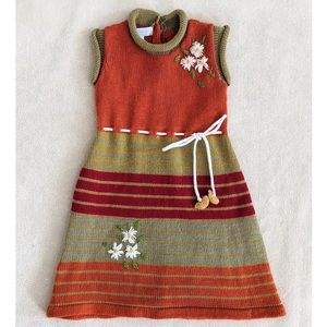 Marina Cabrera Handmade Knit  Dress Little Girls 12M